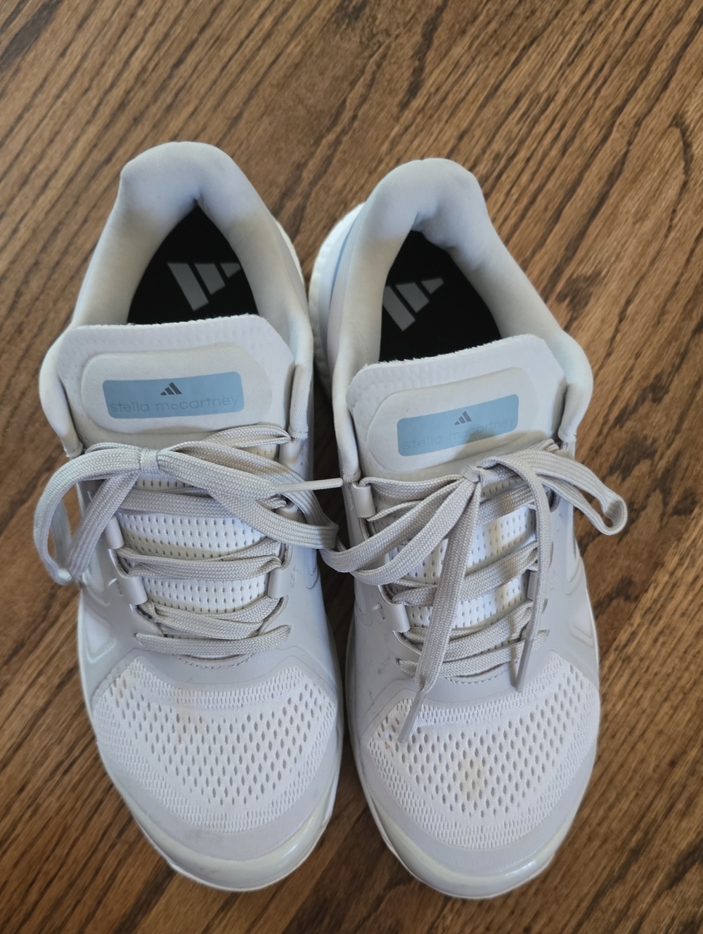 Adidas by Stella McCartney White and Light Gray Training Sneakers